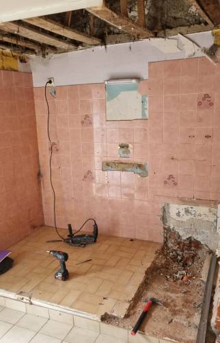 Dépose des sanitaires