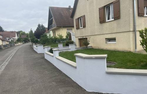 Rénovation complète d'un muret