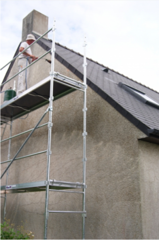 Travaux de ravalement de façade sur une maison individuelle à Tremblay-en-France 93