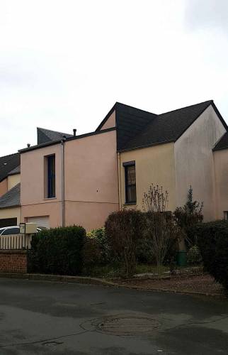 Surélévation au dessus d'un garage à Rennes