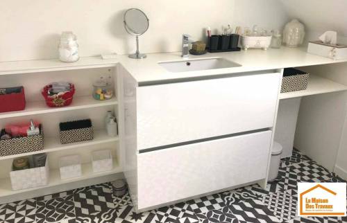 Rénovation d’une salle de bain existante sur Marigny-le-Lozon 50570