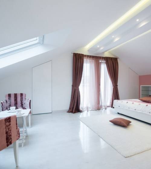 Chambre dans combles aménagés