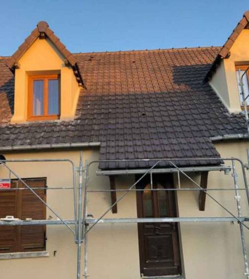 Ravalement d'une maison à Charny (77)