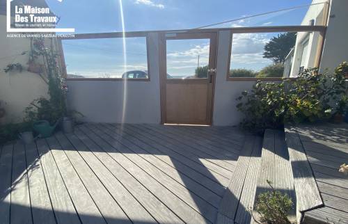 Terrasse en bois à Vannes La Maison des Travaux