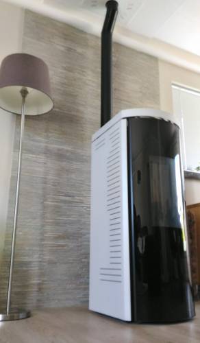 installation d'un poêle à granules