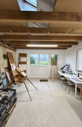 garage rénové et aménagé