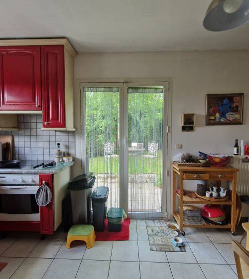 Vue cuisine avant travaux