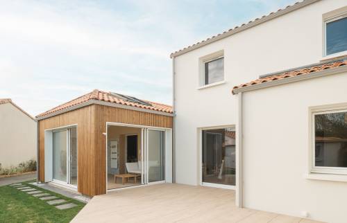 Double extension de maison aux Sorinières (44840)- extérieur