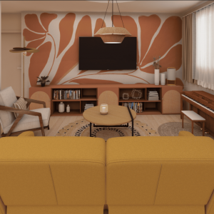 Salon dans un appartement La Maison Des Architectes