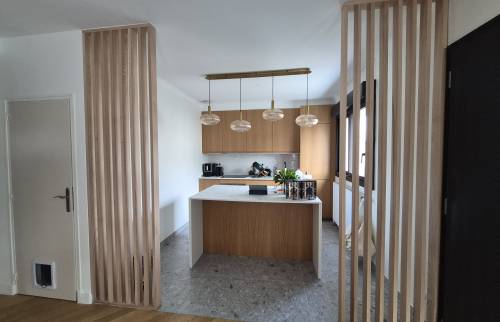 Claustras en hêtre cuisine