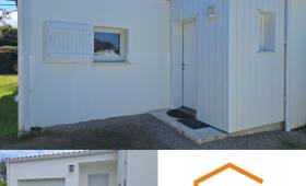 Construction d'extension de maison avant-après - Préfailles 44770