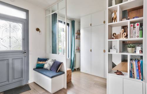 Relookage d’une très grande entrée à Colombes