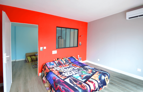 Transformation d’un garage en chambre d’enfant à Nivolas-Vermelle