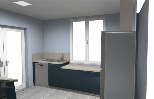 Vue 3D 1 - Côté fenêtre