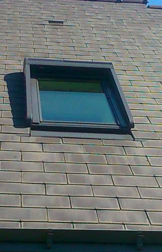 Vue extérieure velux avec Volet solaire - Saint Herblain