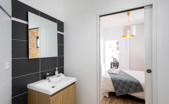 Aménagement d'un espace salle de bain dans studio - Lorient (56100)