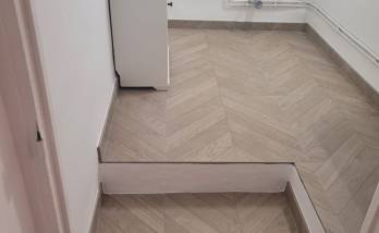 Carrelage imitation parquet salle d'eau