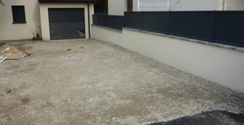 Aménagement d'une allée de garage près de Landerneau (29)