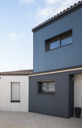 Surélévation d'une maison aux Sorinières
