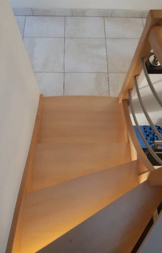 Escalier bois sur mesure à Mulhouse