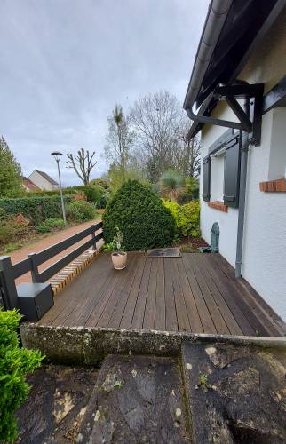 Grande terrasse avant travaux