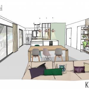 Cuisine ouverte & verrière - Nikita Colson - La Maison Des Architectes