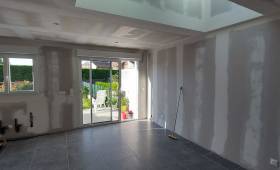 Baie vitrée coulissante en PVC - Arras 62