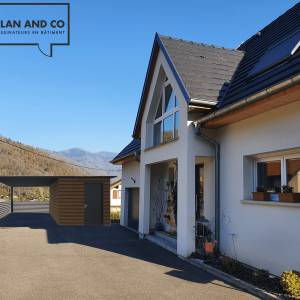 Création d’un carport avec atelier - Cécile Geiller - La Maison Des Architectes