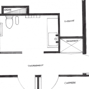 transformation d’un WC en espace PMR – architecture signée Gaëlle Simon