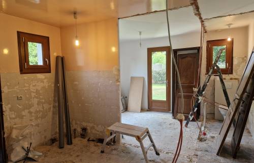 Pendant les travaux