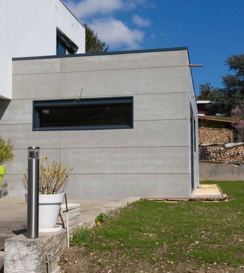 Extension maison contemporaine