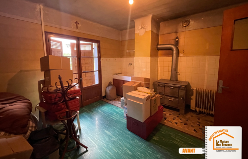  La Maison des Travaux Moûtiers, scan 3D rénovation, déclaration préalable DP Savoie, parquet stratifié salle d’eau, courtier en travaux Albertville