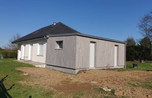 Vue d’ensemble sur l’agrandissement de la maison 