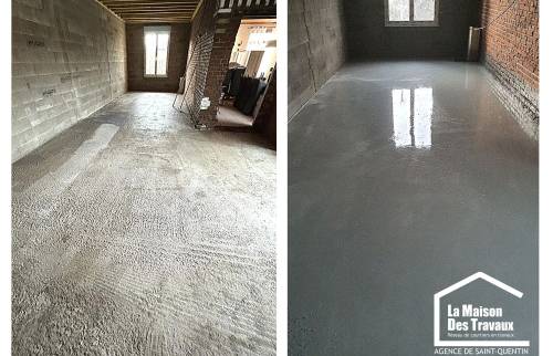 Sol extension de maison