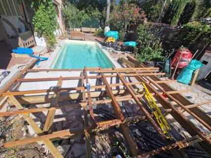 Aménagement terrasse IPE