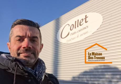  Courtier en travaux de Pornic devant les locaux professionnels de l'Atelier Collet - Pornic 44210