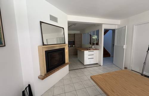 Rénovation de cheminée avec installation d’un poêle par La Maison Des Travaux Bruz