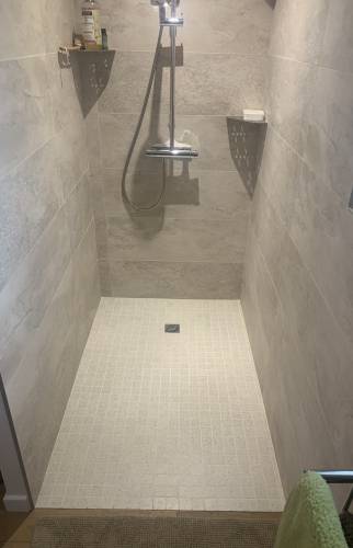 Douche à l'italienne 
