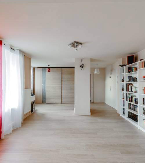 Travaux de rénovation d'appartement avec création d'un grand espace ouvert - Tremblay-en-France 93