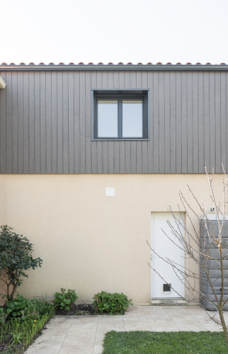 Surélévation de maison en ossature bois à Vertou