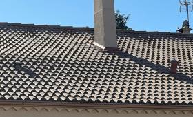 Après : tuiles remises en état Caissargues