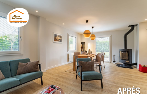 rénovation cuisine Gex, plan de travail Dekton Divonne-les-Bains, aménagement intérieur Pays de Gex, mobilier contemporain Ferney-Voltaire, cuisine moderne Saint-Genis-Pouilly