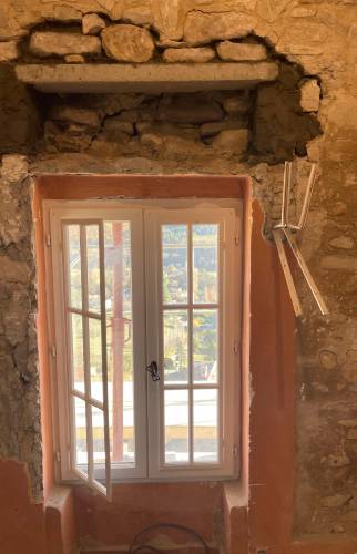 création d'ouvertures sur murs anciens LMDT Manosque