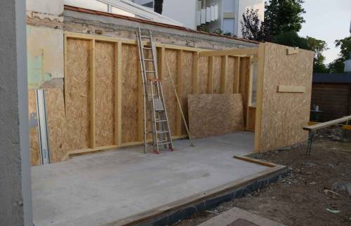 Extension en cours de réalisation à Royan