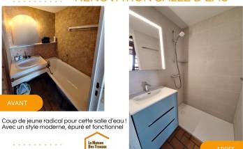 Rénovation de salle de bain dans une résidence secondaire - Pornic 44210