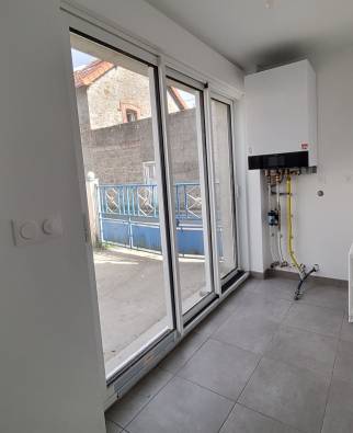 Installation de la chaudière gaz dans la nouvelle buanderie