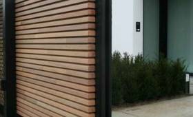 pose de portail et clôture bois