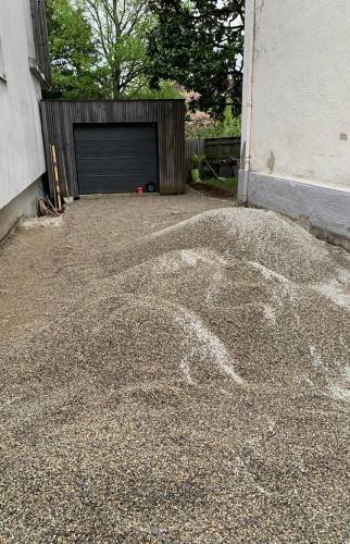 Renovation terrassement garage