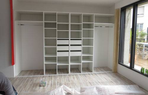 Rendu final du placard et dressing sur-mesure à Rambouillet