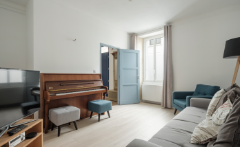 Rénovation d'entrée de maison dans une maison de caractère à Nantes sud (44000) - rénovation salon